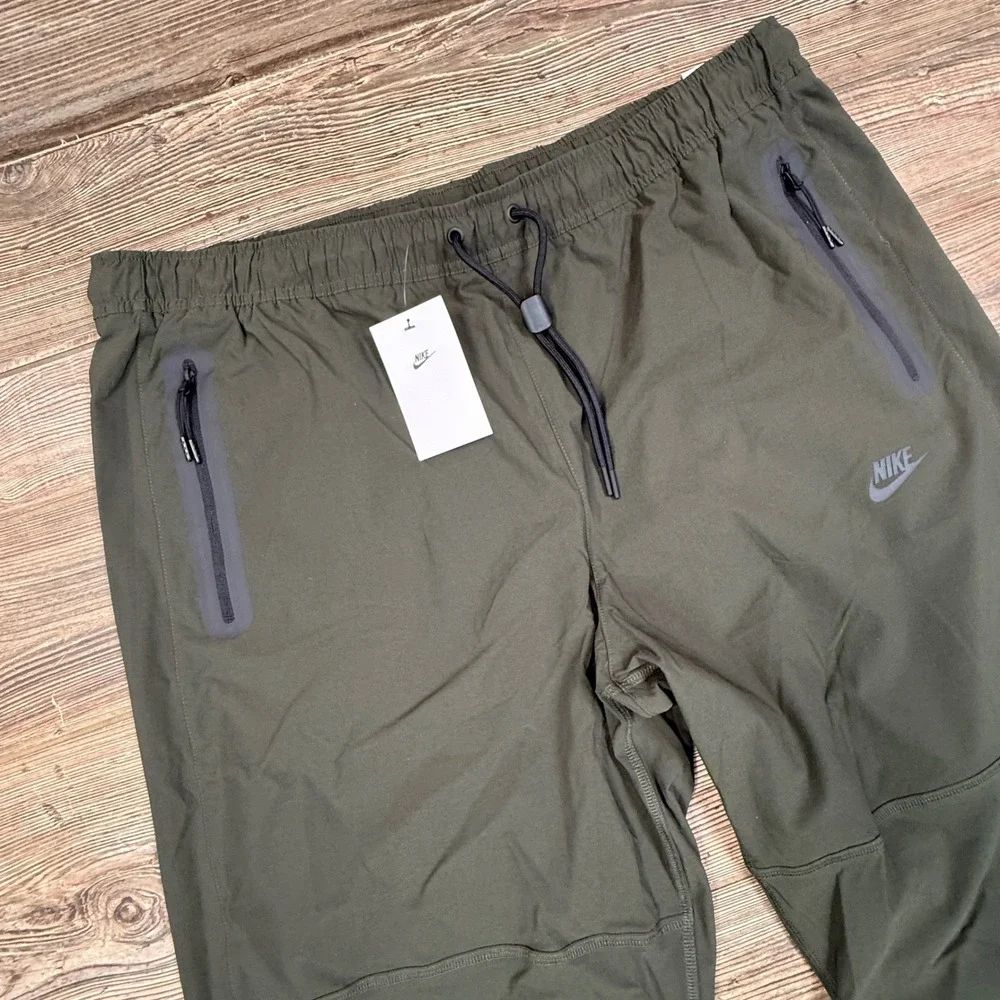 Nike Mens Size XXL Woven Tapered Leg Pants Sequoia Green HM8241-355 New